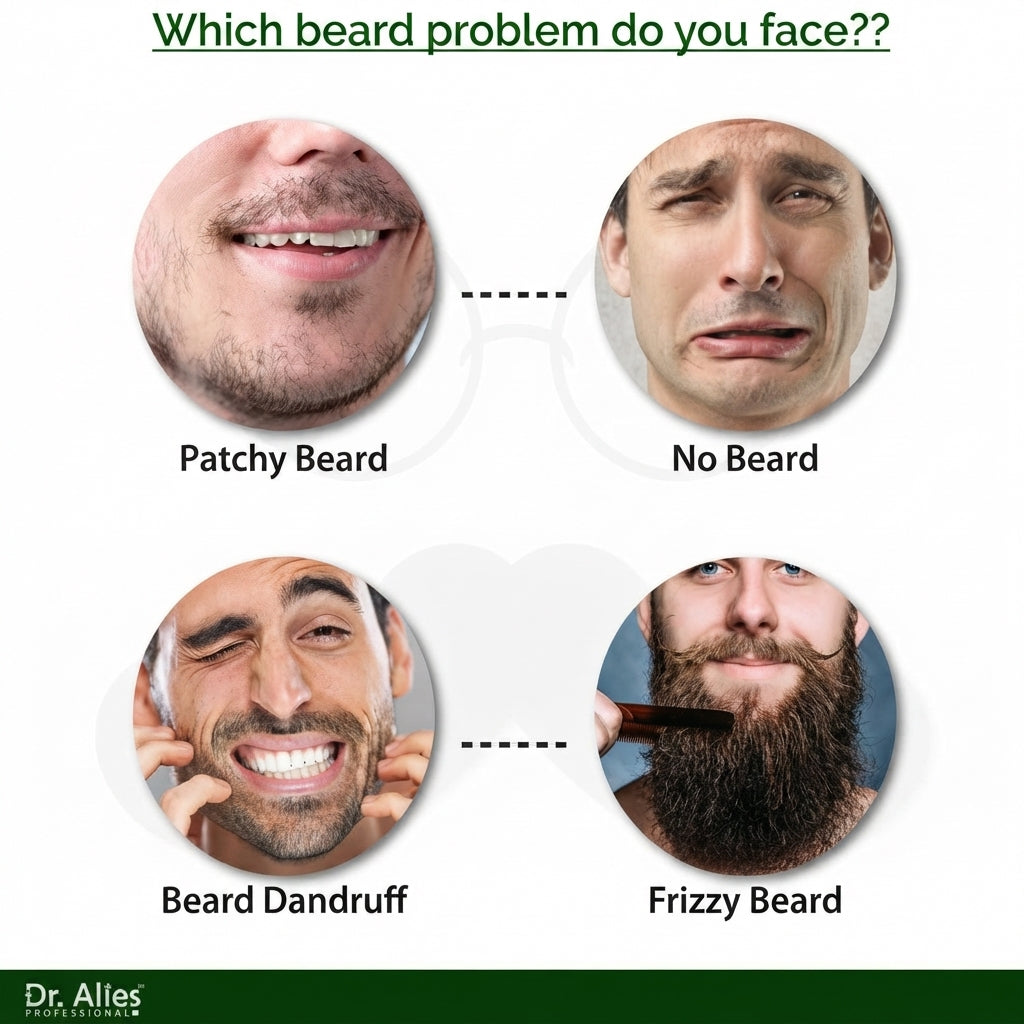 Dr. Alies Professional Beard Oil for Men – Beard Growth & Grooming Oil (30ml)