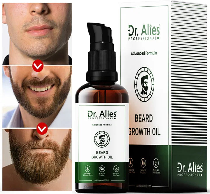 Dr. Alies Professional Beard Oil for Men – Beard Growth & Grooming Oil (30ml)